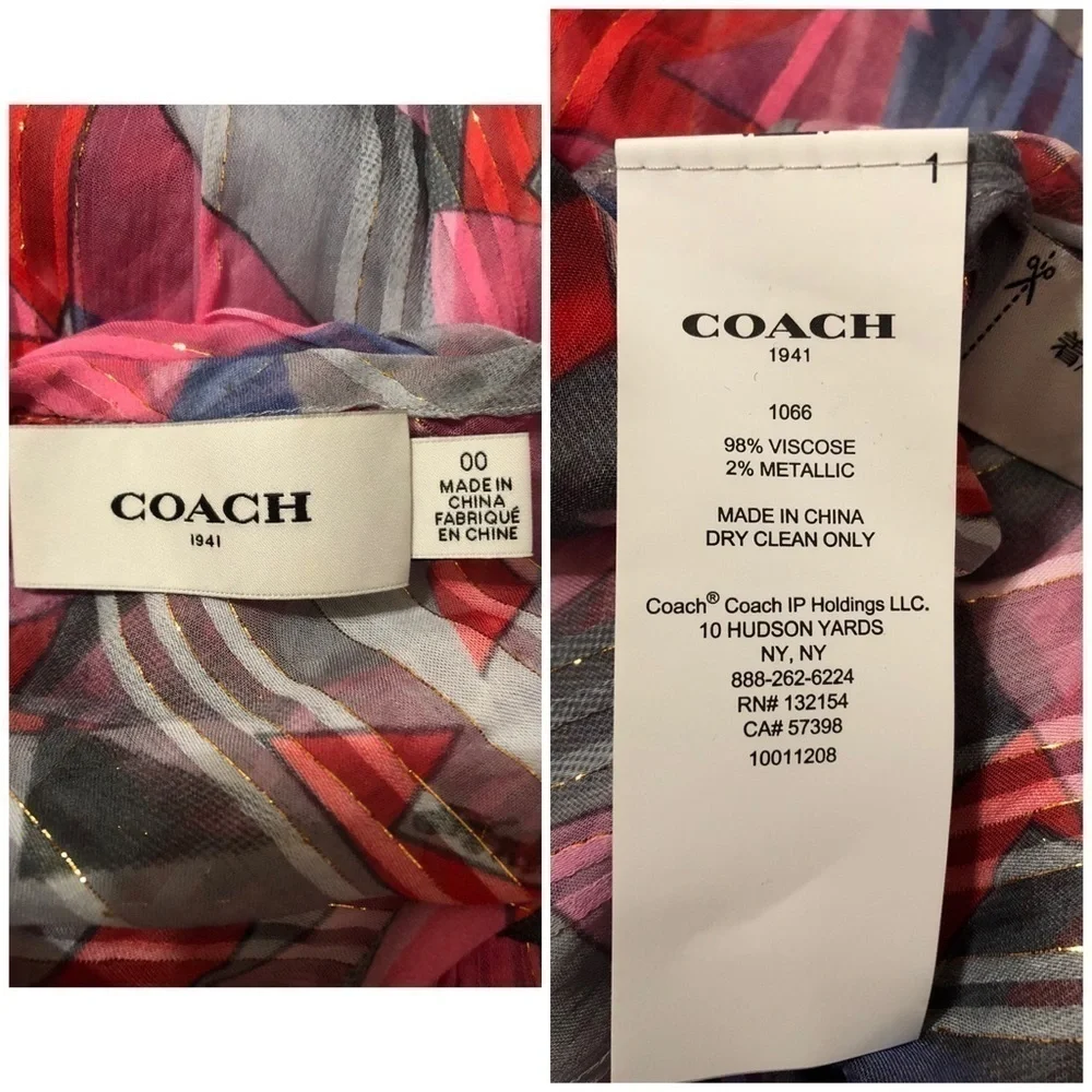 Coach nwt geo